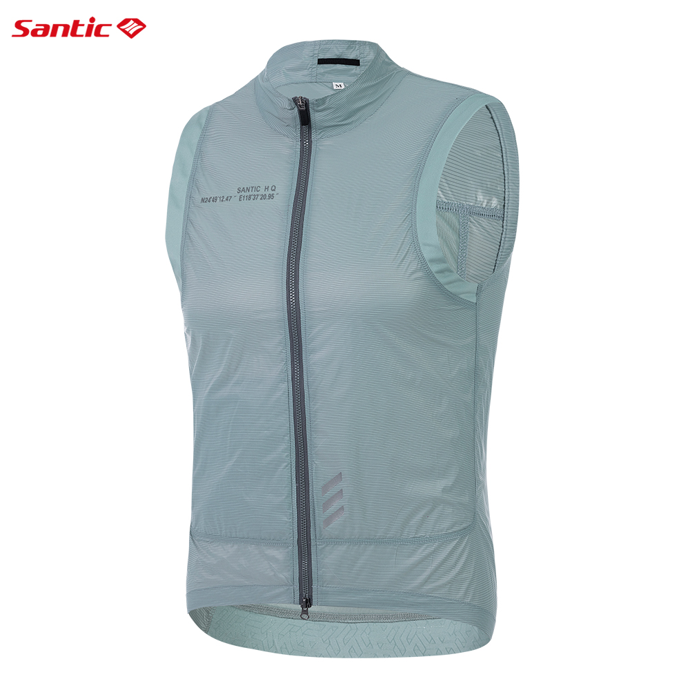 Reflective Cycling Vest - Maglie da ciclismo Santic, gilet estivo