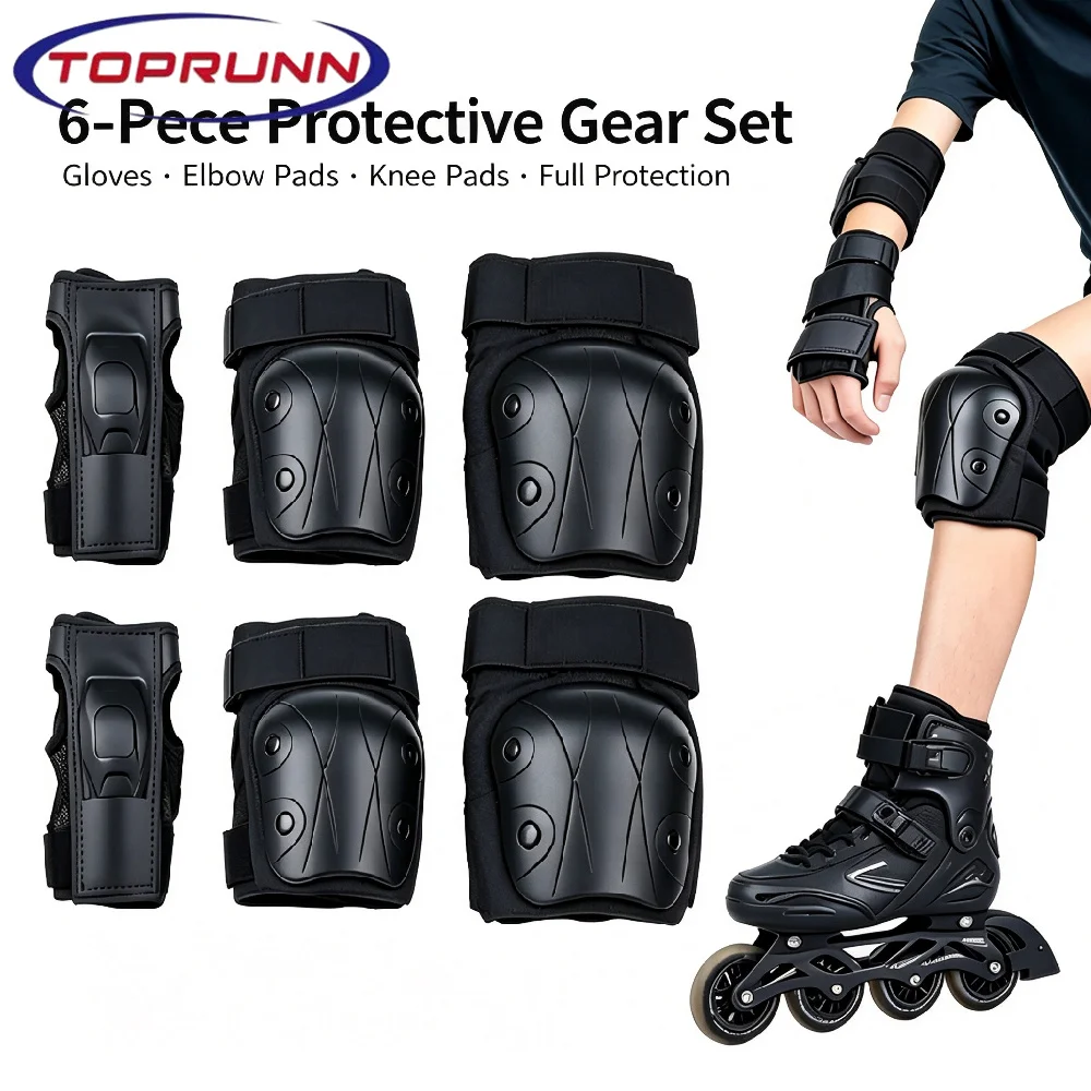 Youth Cycling Gear - Ginocchiere, Gomitiere, Protezioni per Polsi per