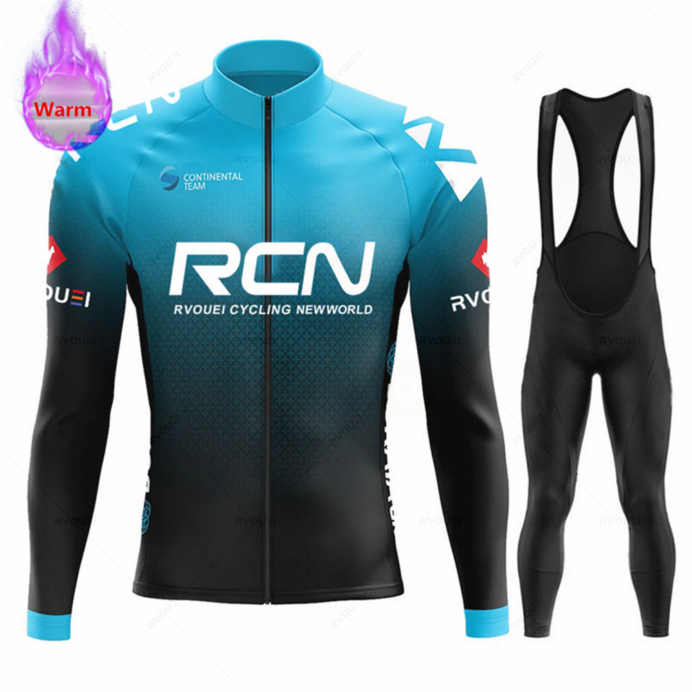 Cycling Gear Winter - Set Maglia Ciclismo Invernale Termica in