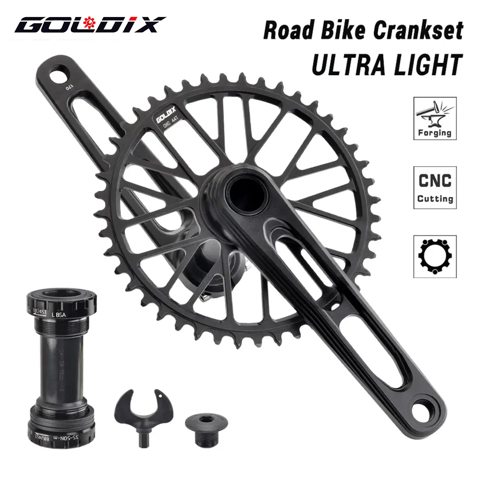 Gravel Bike Tires - GOLDIX CNC Guarnitura DA STRADA Braccia