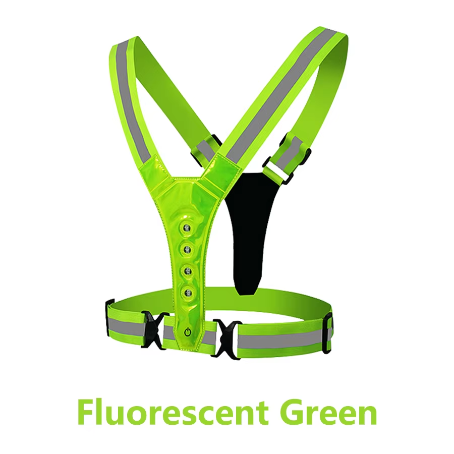 Cycling Visibility Gear - Gilet di Sicurezza Leggero e Regolabile