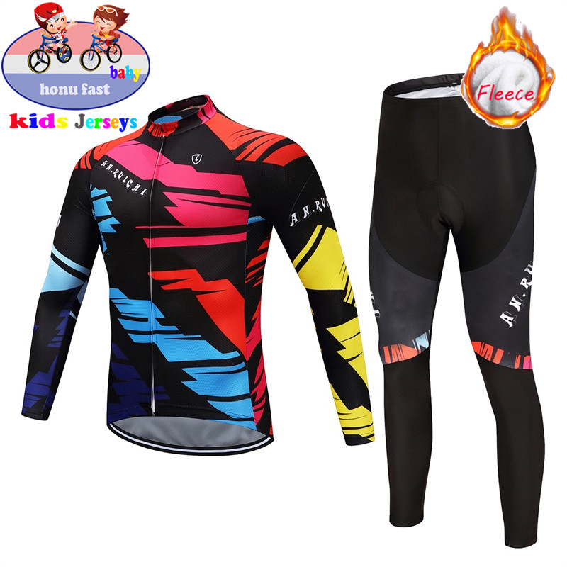 Cycling Gear Winter - 2026 Ragazzo Inverno Pile Termico Abbigliamento