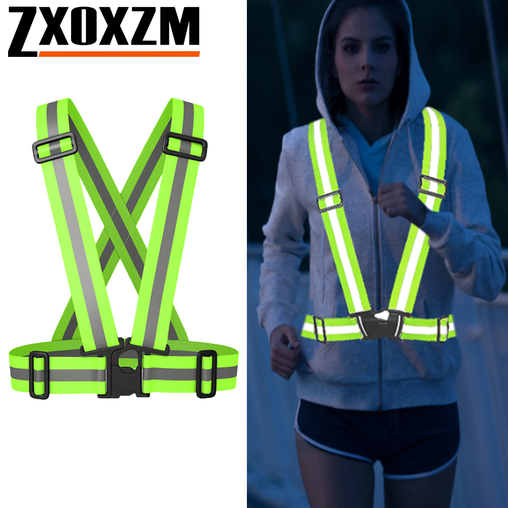 Reflective Cycling Vest - Gilet da corsa notturno da 1