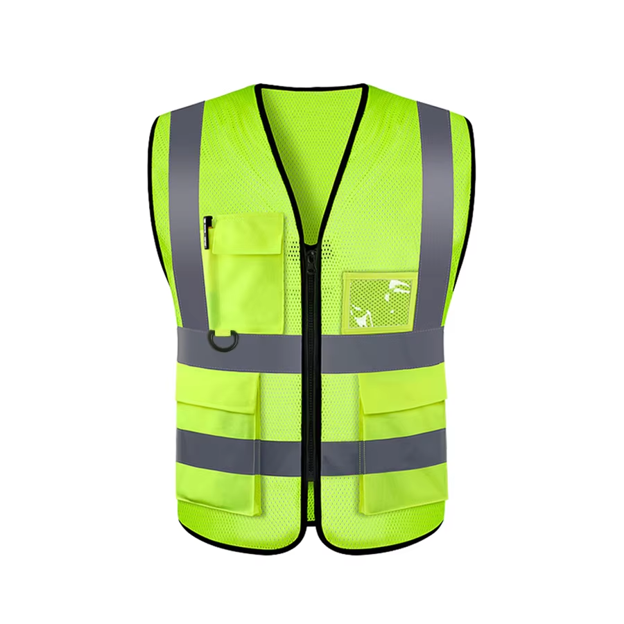 Cycling Visibility Gear - Gilet di Sicurezza Regolabile, Leggero con