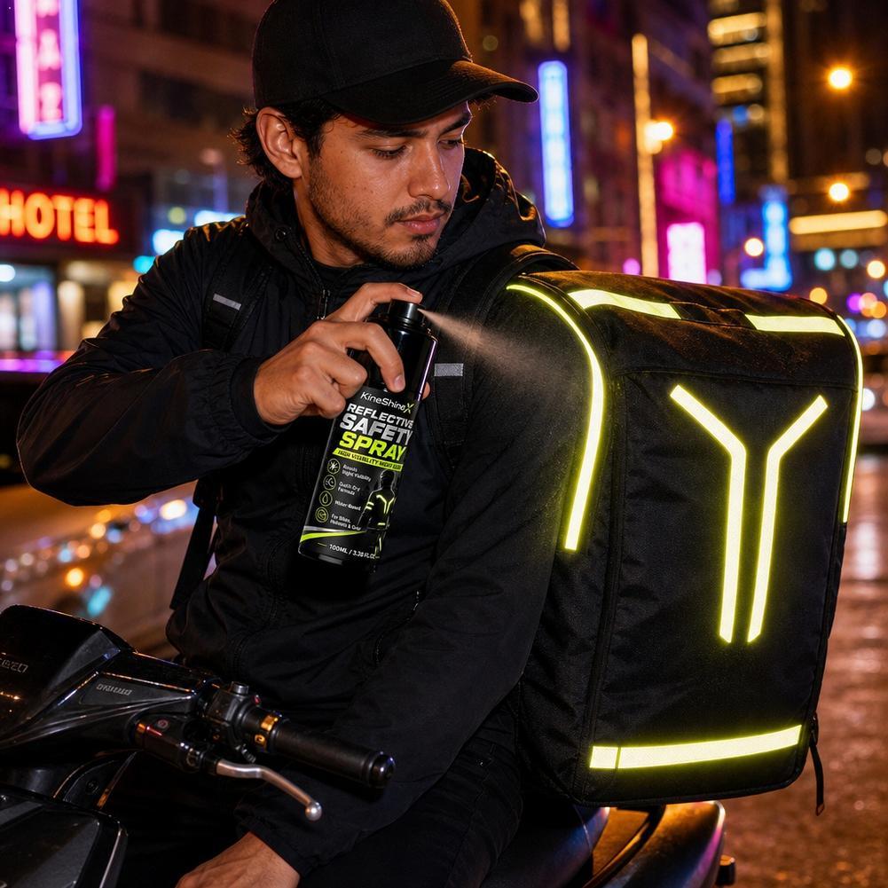 Cycling Visibility Gear - Spray Riflettente di Sicurezza per Visibilità