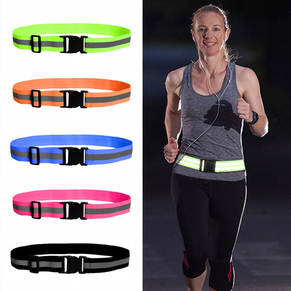 Cycling Visibility Gear - Cintura riflettente Cintura in vita regolabile