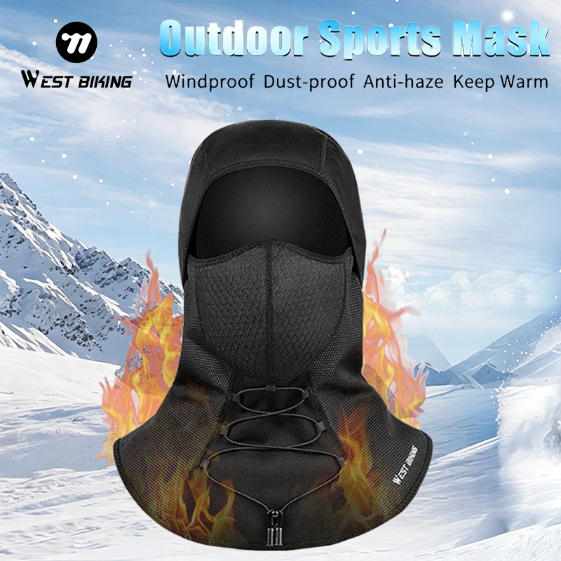 Cycling Gear Winter - WEST BIKING Passamontagna Invernale per Ciclismo,