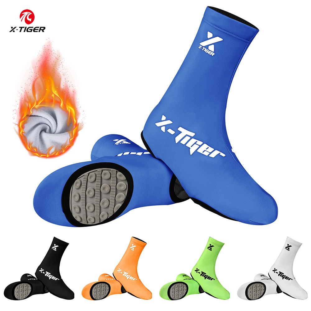 Cycling Gear Winter - X-TIGER Copriscarpe da ciclismo invernale Copriscarpe