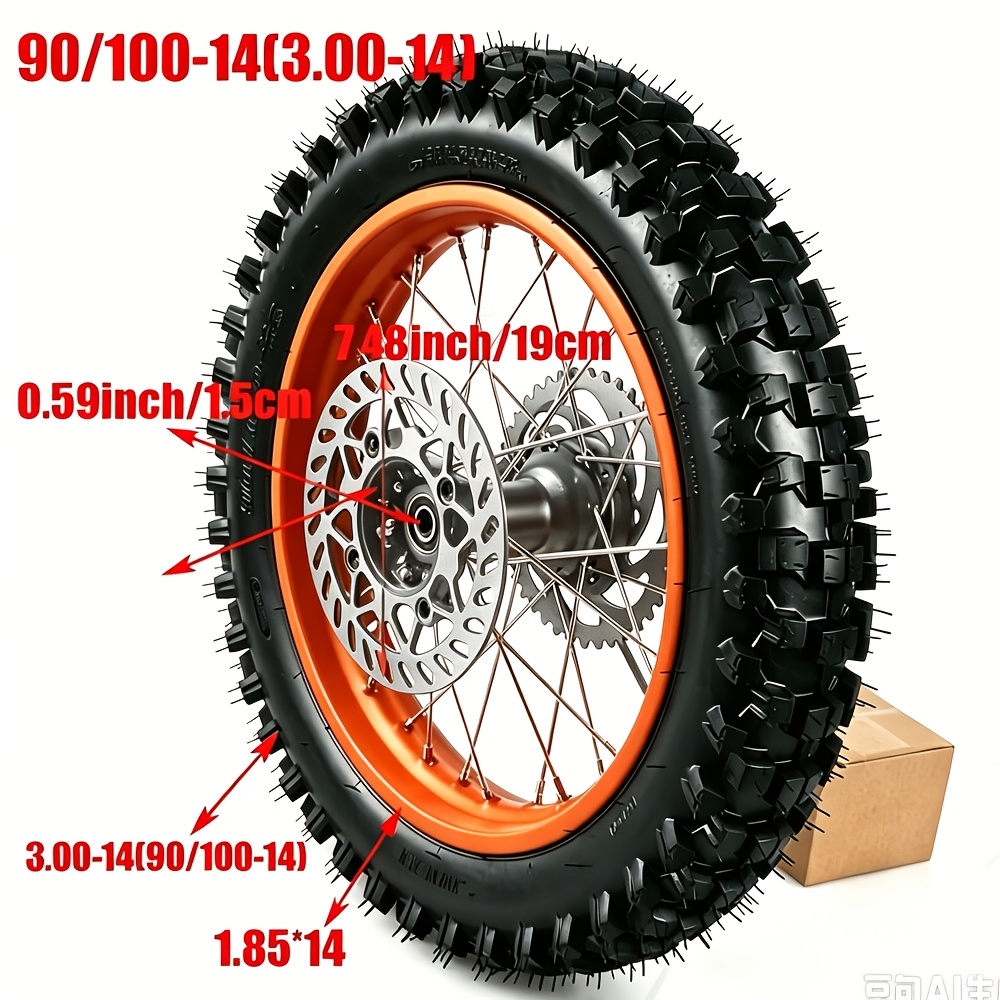 Gruppo ruota posteriore da 14  - Road Bike Tire recensione e prezzo
