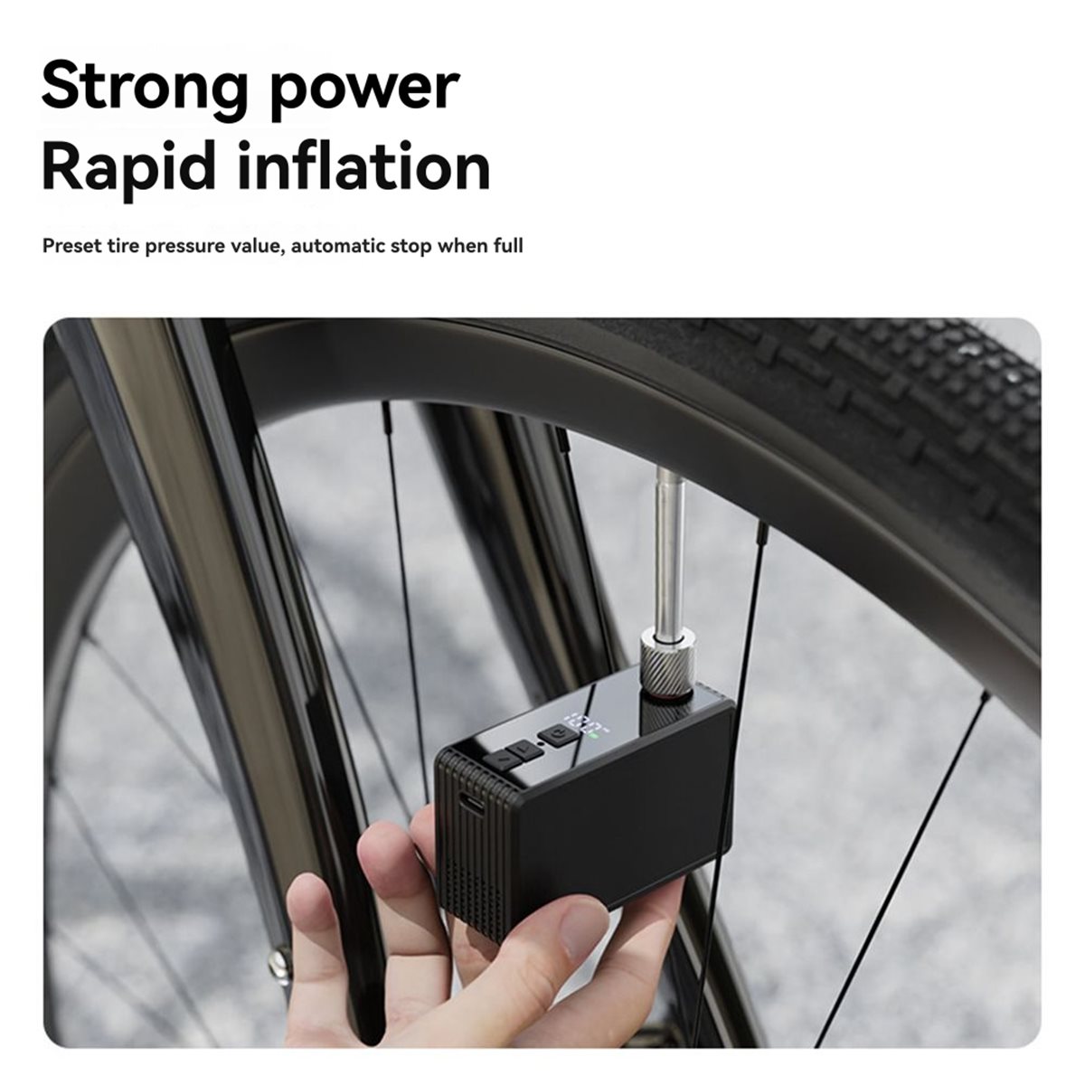 Mini pompa d'aria elettrica au - Road Bike Tire recensione e prezzo
