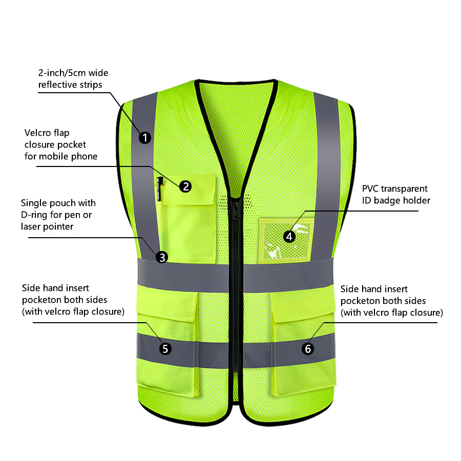 Gilet di Sicurezza Regolabile, - Cycling Visibility Gear recensione e prezzo