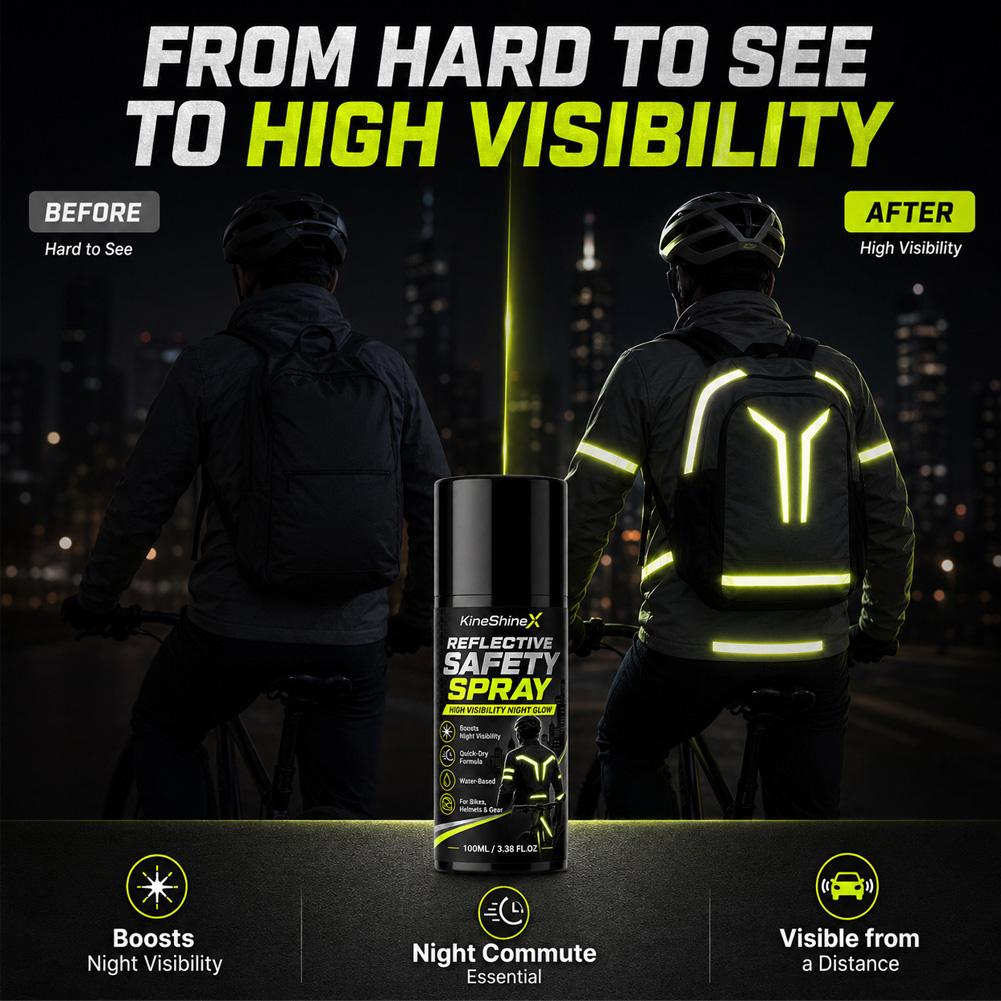 Spray Riflettente di Sicurezza - Cycling Visibility Gear recensione e prezzo