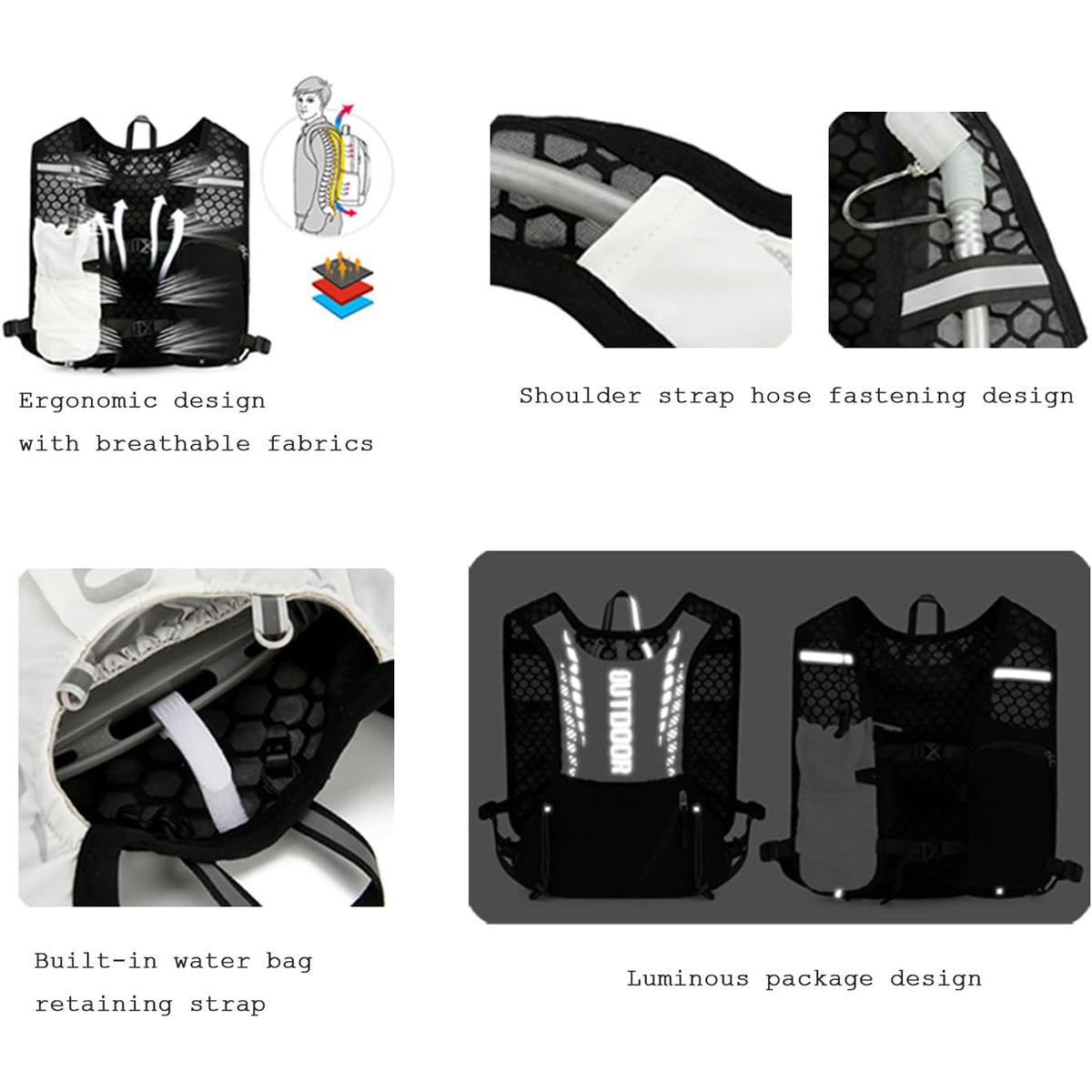 Gilet Idratazione Riflettente  - Reflective Cycling Vest recensione e prezzo